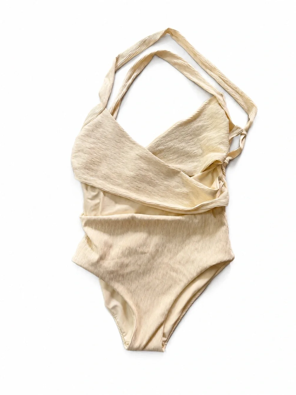 Anthropologie Boamar Azuri One Piece Wrap Cutouts Swimsuit M